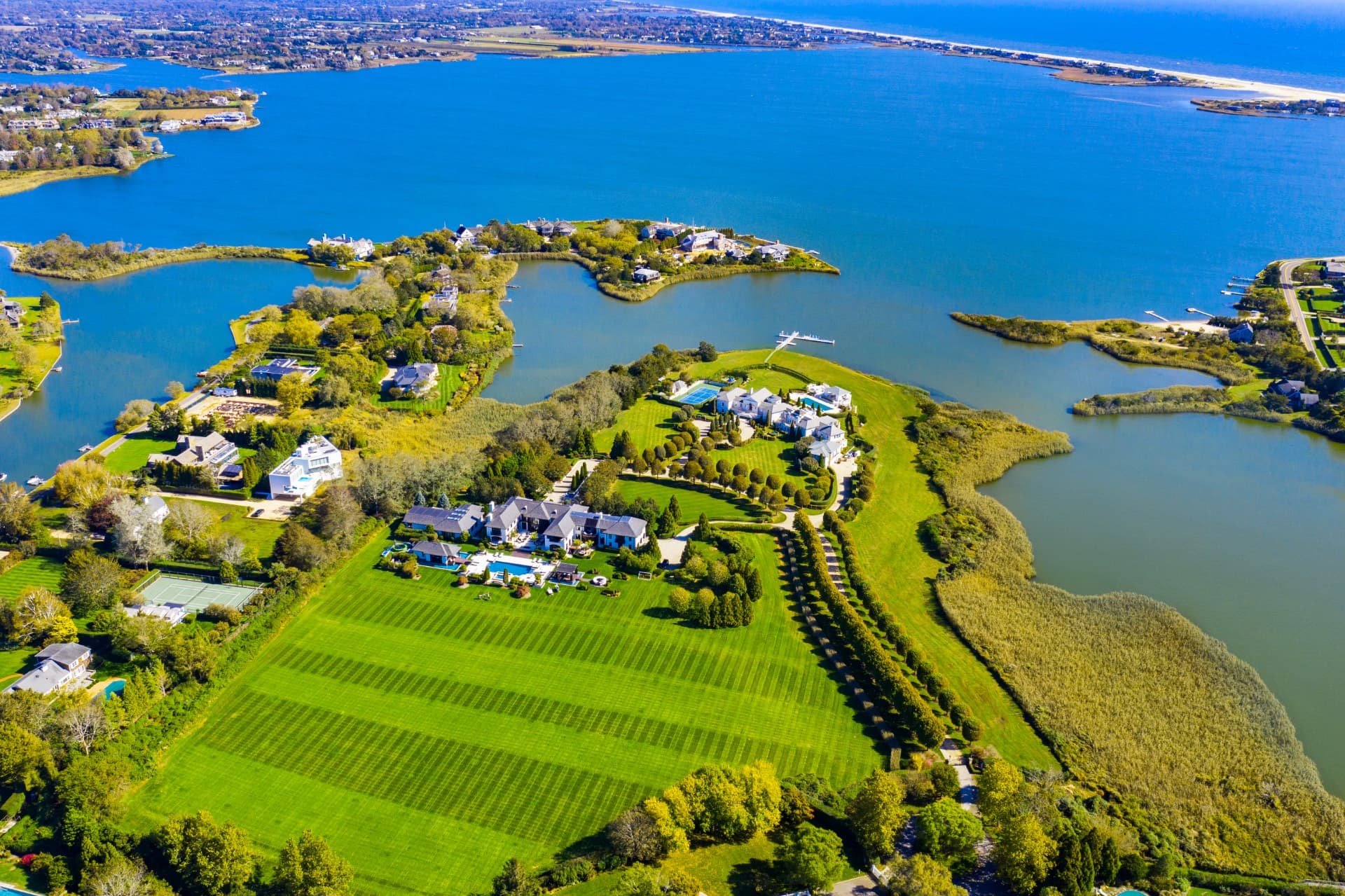 Waterfront estate compound on the East End