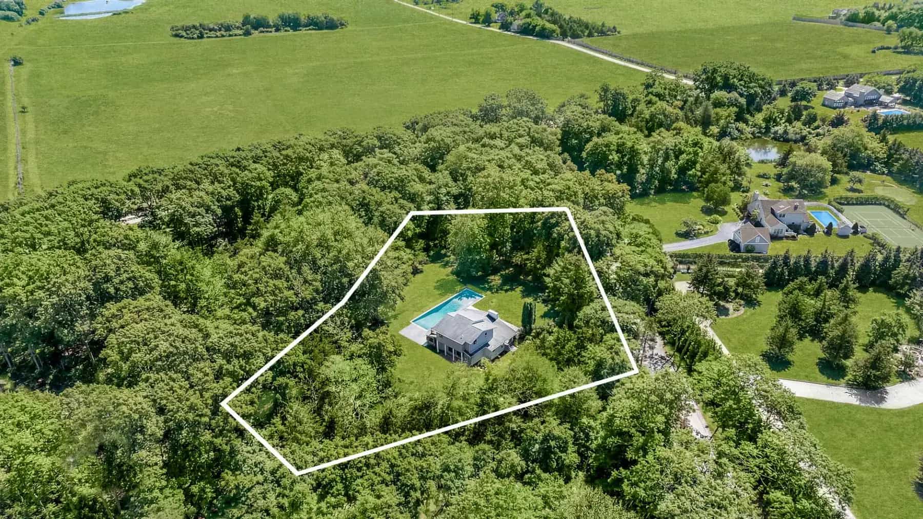 51 Little Noyack Path, Water Mill. Photo courtesy of Hedgerow Exclusive Properties