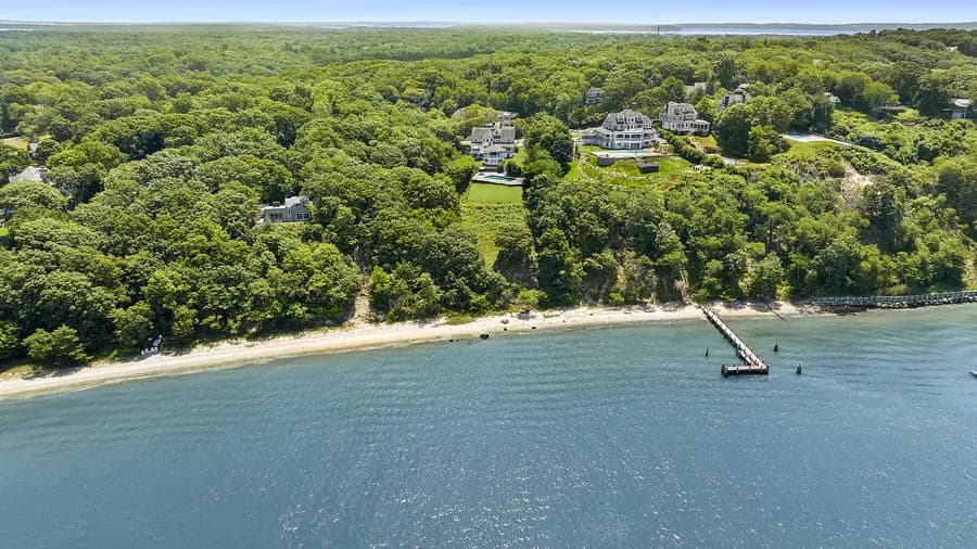 On Shelter Island, a rare waterfront home owned by the same family for generations lists for $5.45M, New York Post. Image courtesy of Hedgerow Exclusive Properties